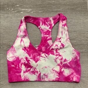 Set active tie dye sports bra